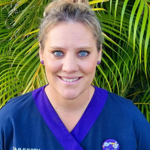 Sherree Rudd in scrubs