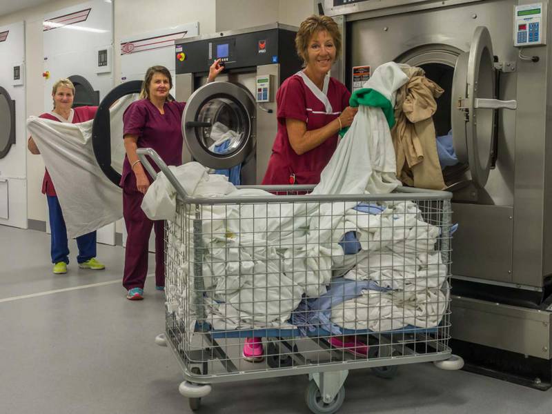 Busselton laundry staff
