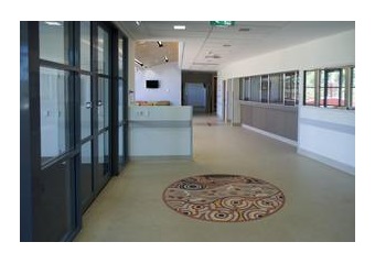 Inside Kalgoorlie Health Campus Emergency Department.