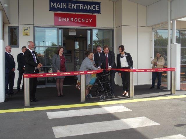 Opening of the Emergency Department.