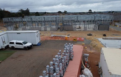 Construction time lapse