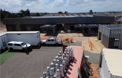 Construction time lapse
