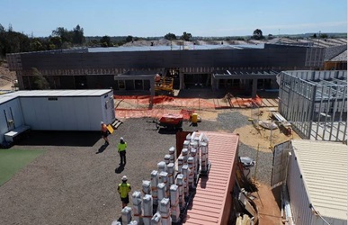 Construction time lapse