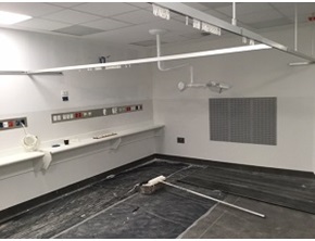Construction progress of ward.