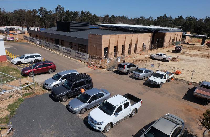 Building progress image.