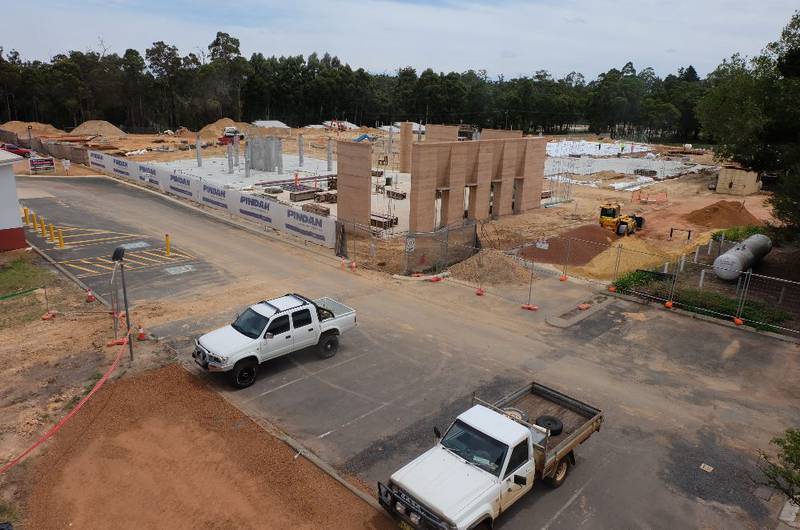 Building progress image.