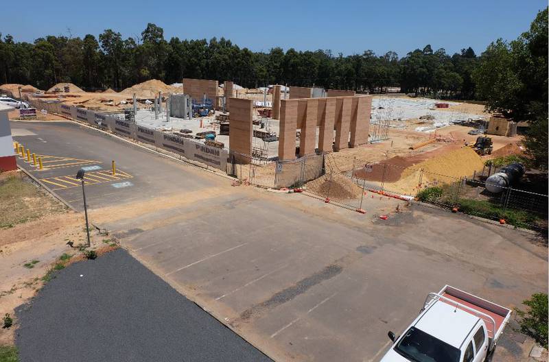 Building progress image.