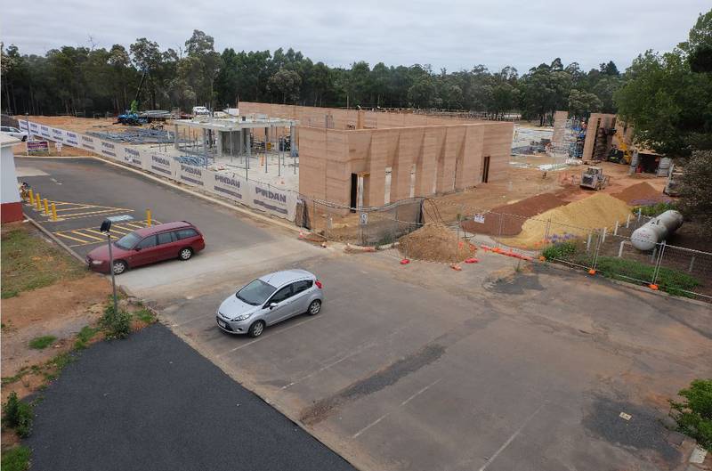 Building progress image.