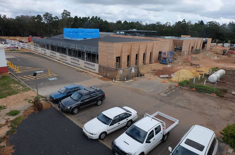 Building progress image.