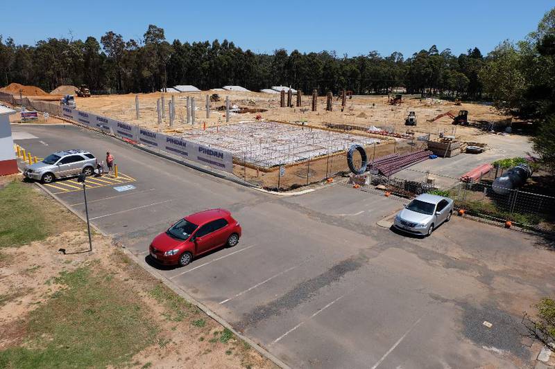 Building progress image.