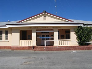Front of Merredin Health Service building.