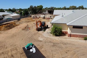 Progress of new Emergency Department.
