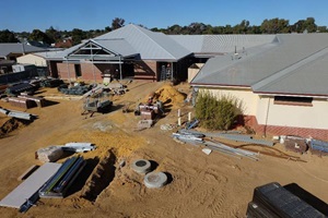 Progress of new Emergency Department.