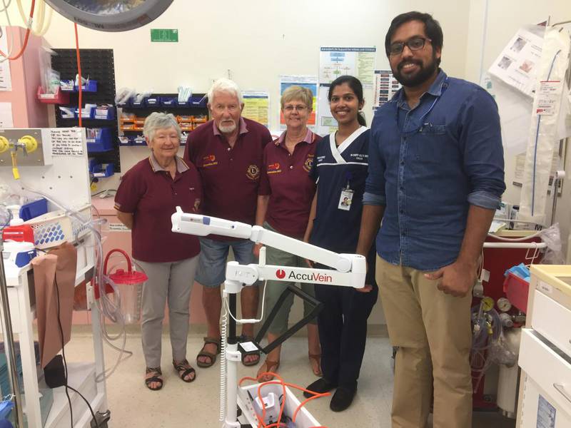 Joyce Murray, David Murray, Freda Chandler, Monisha George and Nigesh Karattu Madathil.