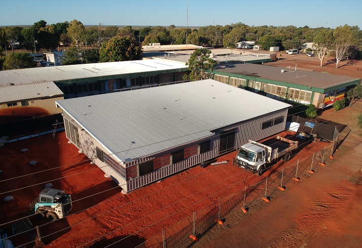 Aerial photograph of Derby community health service building