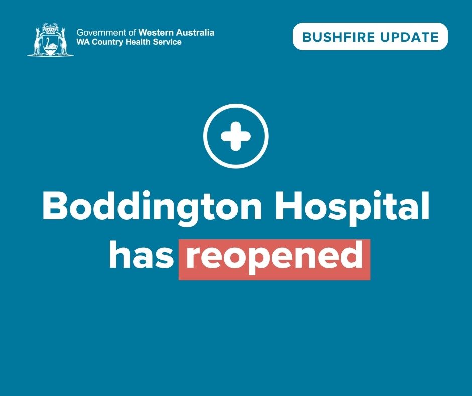 Boddington Hospital has reopened