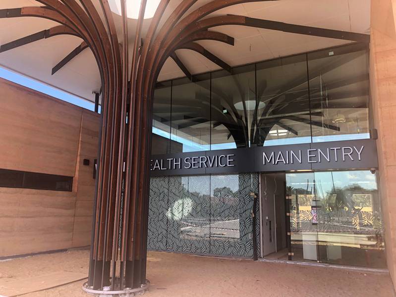 Entrance to the new Warren Health Service