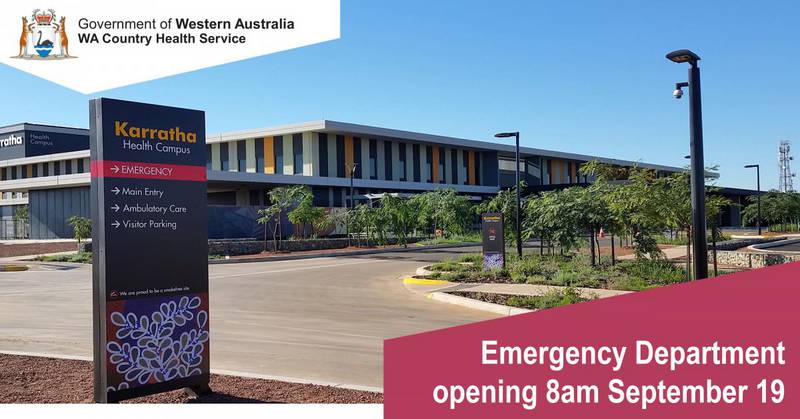 Karratha Health Campus opening 8am September 19